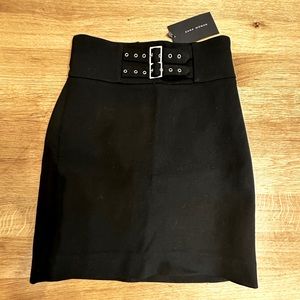 NEW Zara Elegant Black high waist skirt size: XS